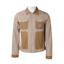 訂做套裝工業制服   設計撞色棕色多袋    肘部貼飾工業制服    拉鏈袋   零售  美國   D356 訂做套裝工業制服   設計撞色棕色多袋    肘部貼飾工業制服    拉鏈袋   零售  美國   D356